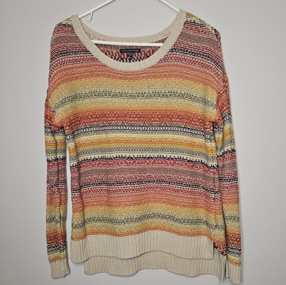 American Eagle colorful knit striped sweater - Picture 1 of 7